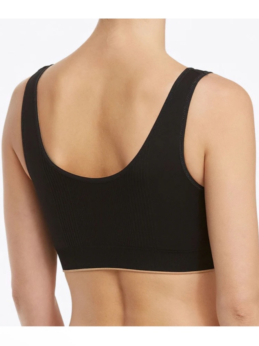 NEW SPANX Breast of Both Worlds Reversible Comfort Bra Black and Nude Beige - Picture 3 of 12